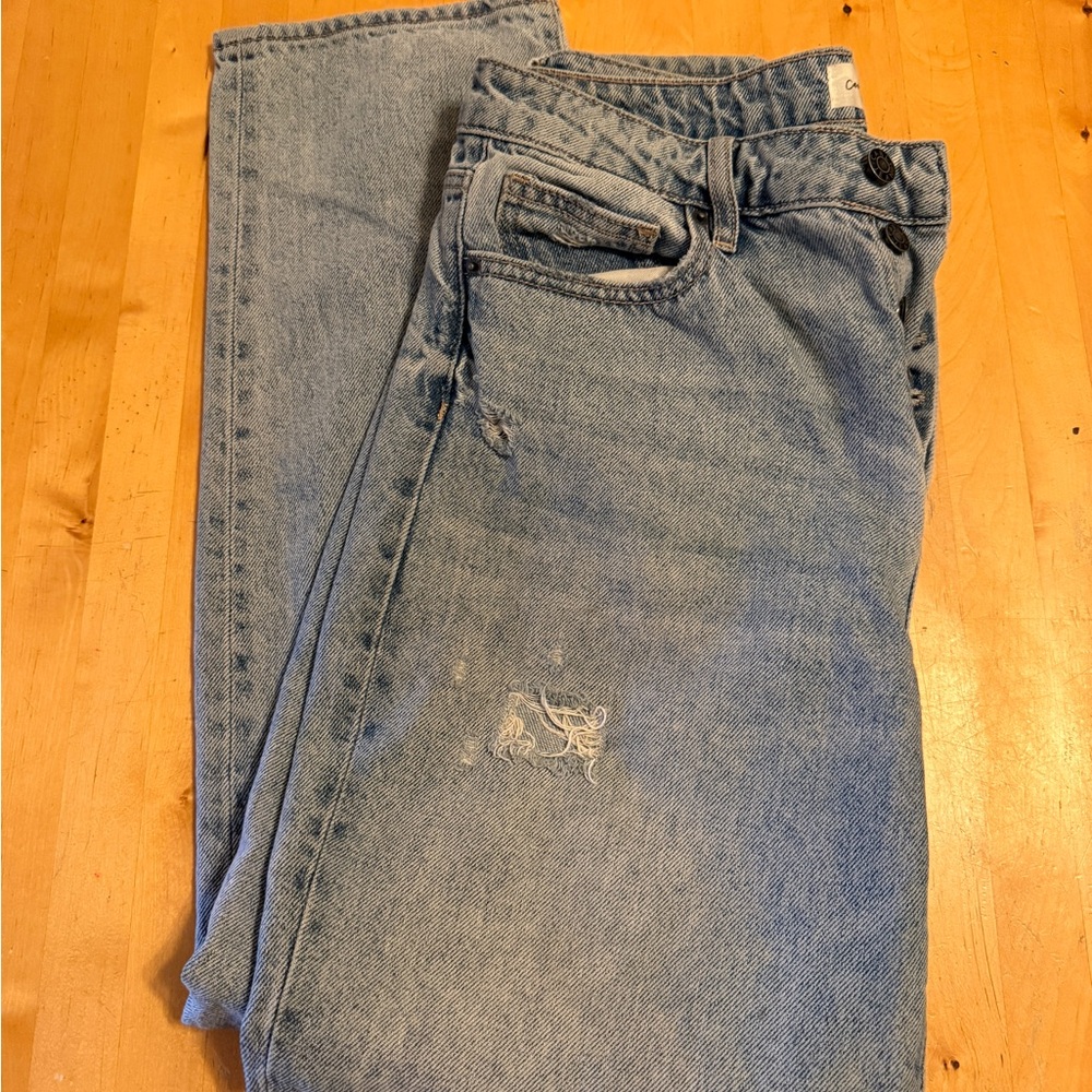Carly Jean Los Angeles Light Blue Topanga Straight Leg Jeans